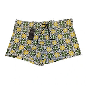 Godsen Yellow Green White Black Swim Shorts  Trunks Size L